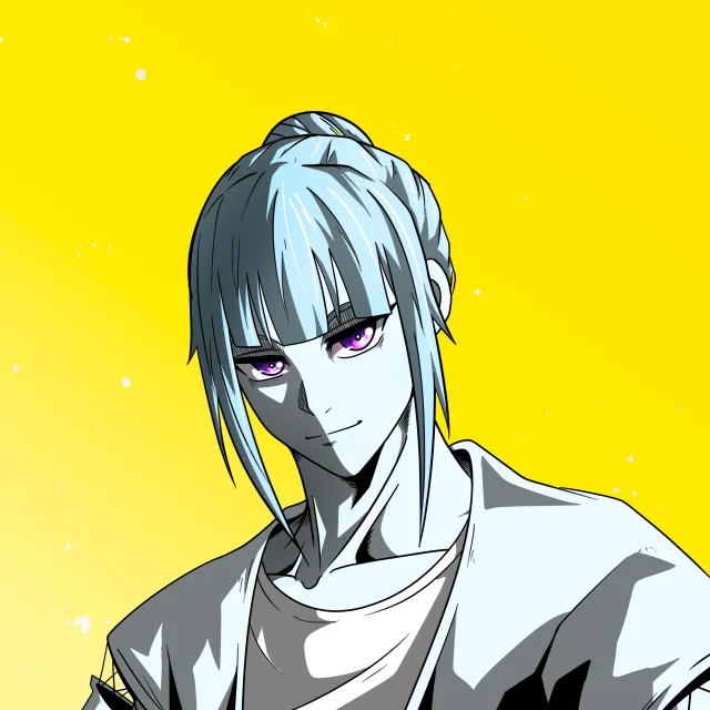 ALIEN #10. Alienzone digital collectible artwork. Eyes: Futâime; Hair: Kêkan; Mark: None.