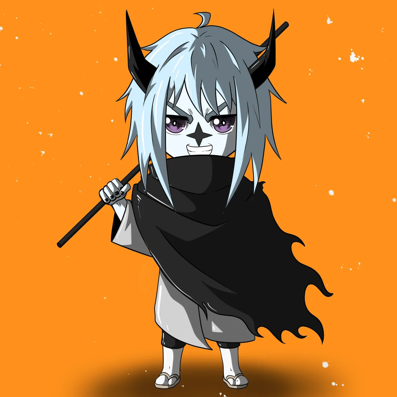 ALIEN #100. Version Chibi du NFT Alienzone.