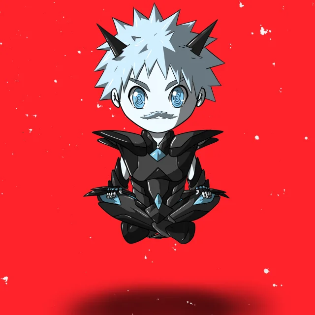 ALIEN #105. Alienzone NFT Chibi artwork.
