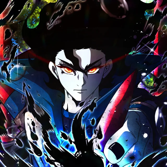 ALIEN #11. Alienzone digital collectible artwork. Eyes: Noon no Me; Hair: Noon no Kami; Mark: Black.