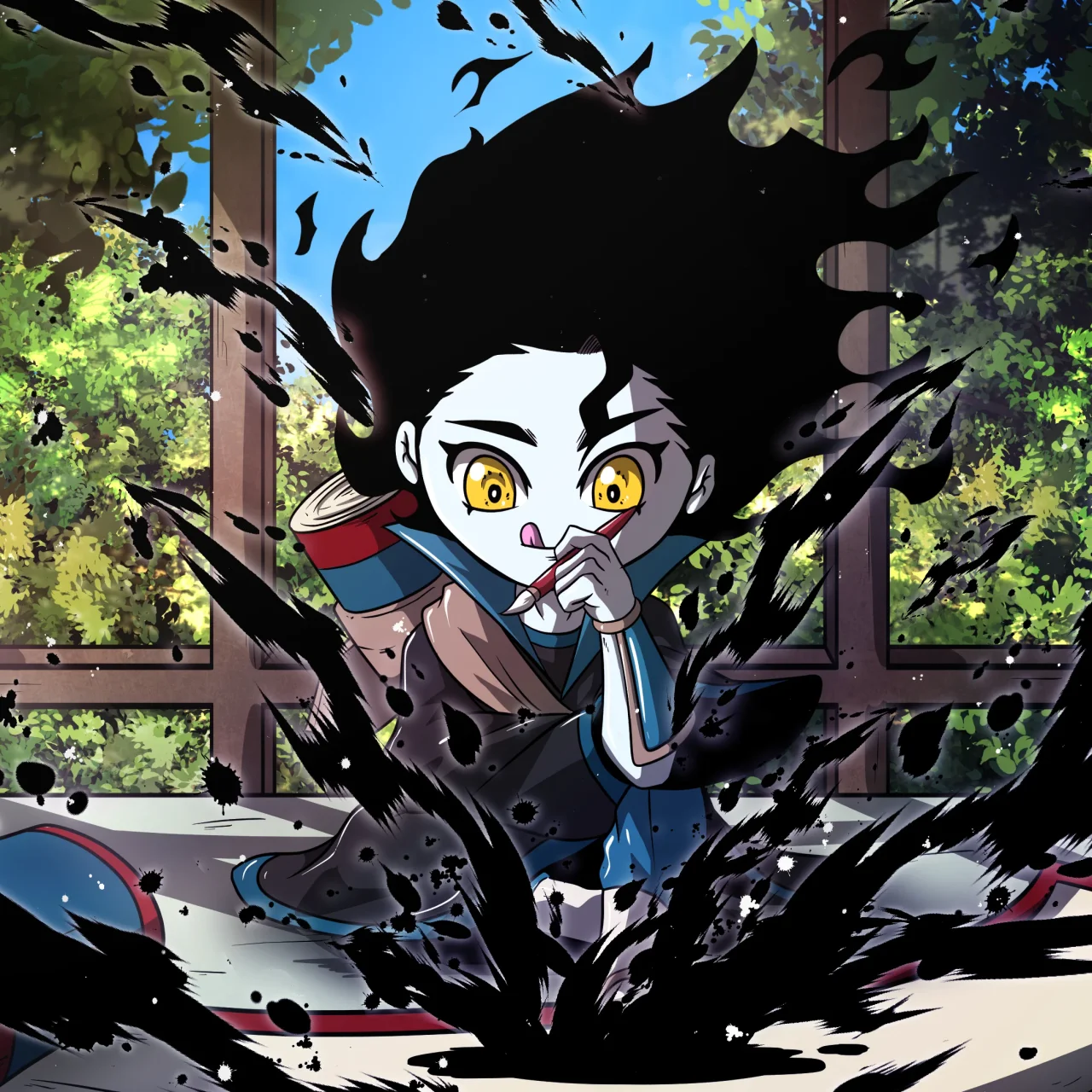 ALIEN #11. Alienzone NFT Chibi artwork.