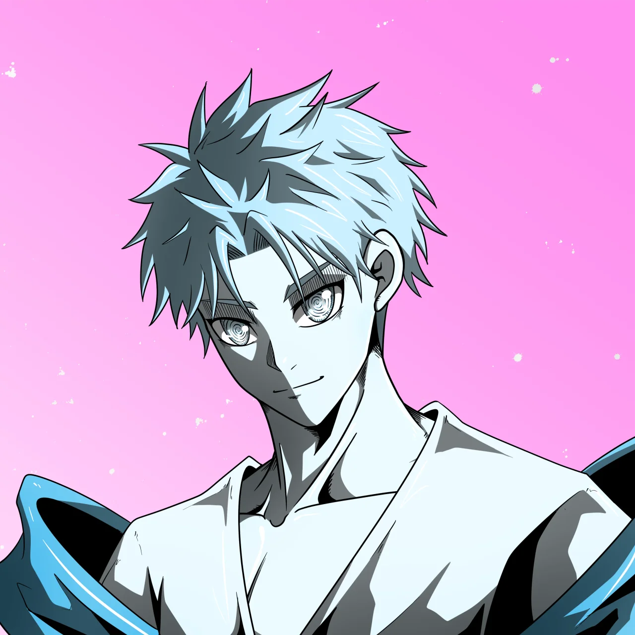 ALIEN #115. Alienzone digital collectible artwork. Eyes: Konran; Hair: Sanzoku; Mark: None.
