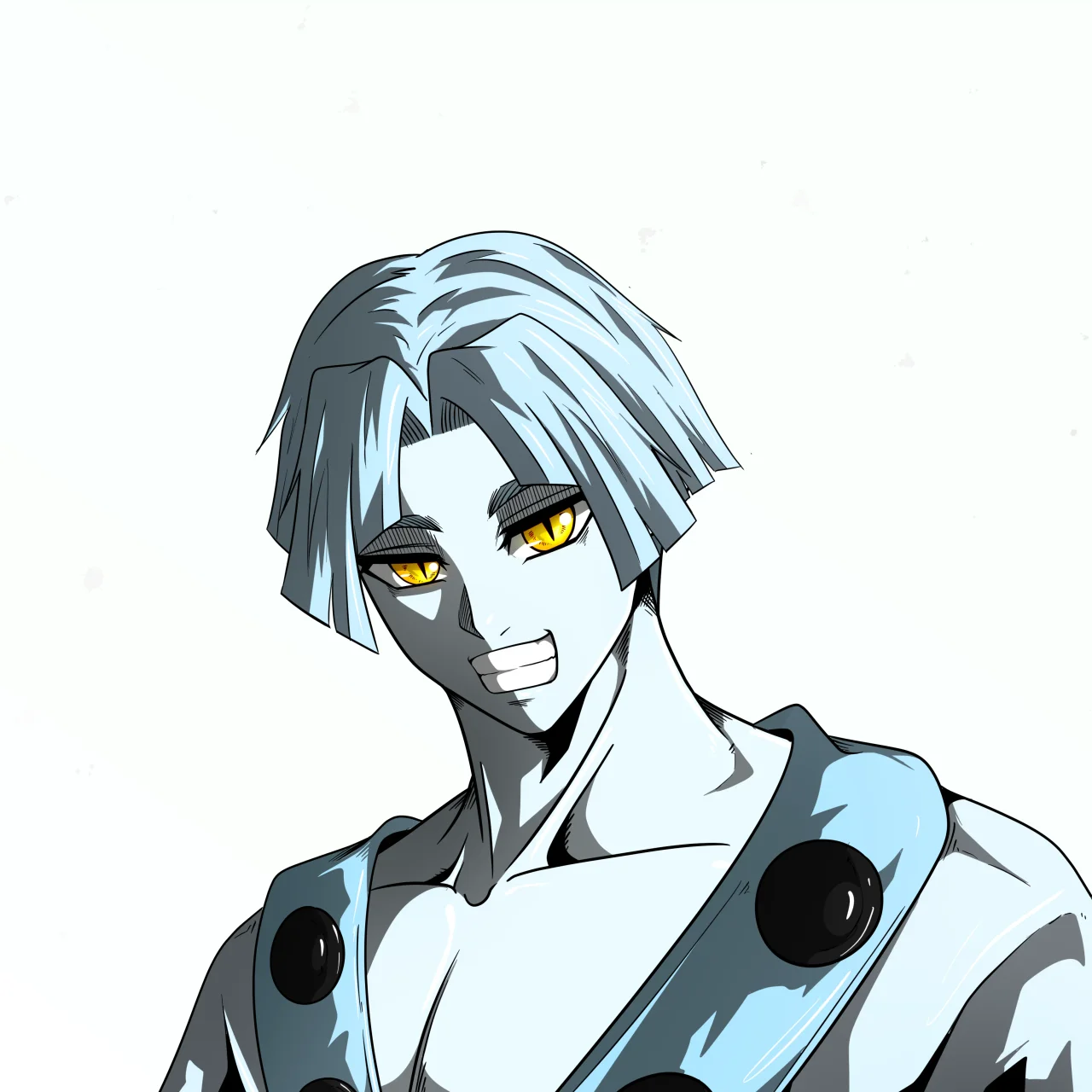 ALIEN #122. Alienzone digital collectible artwork. Eyes: Ryôshi; Hair: Zenbatsu; Mark: None.