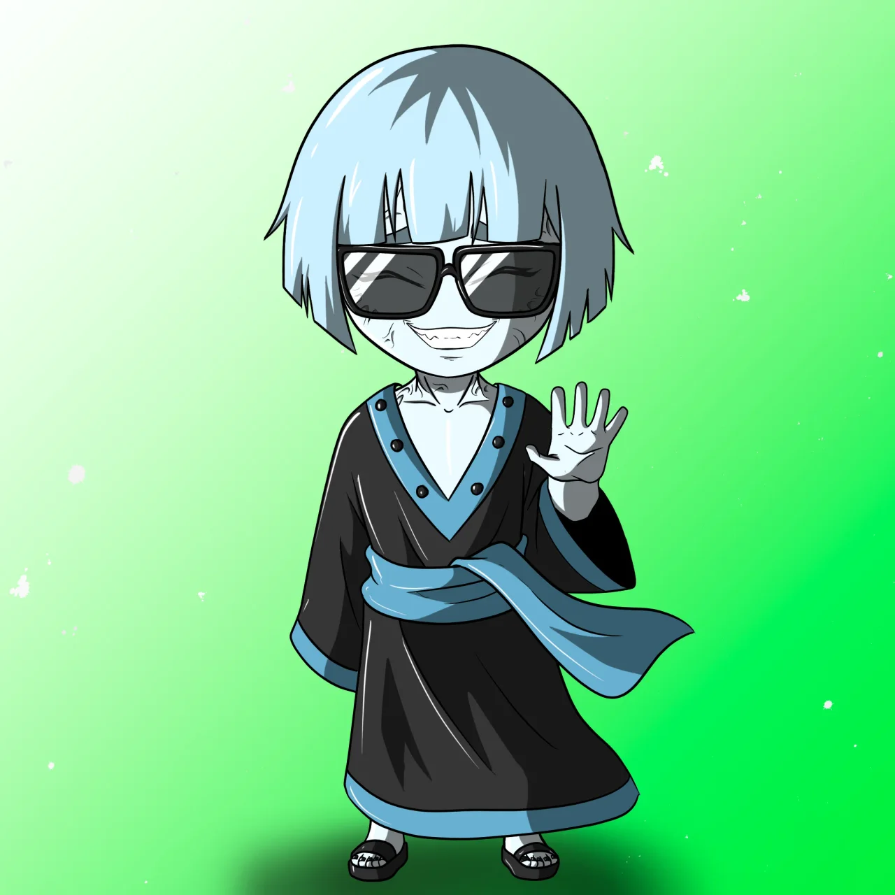 ALIEN #14. Version Chibi du NFT Alienzone.