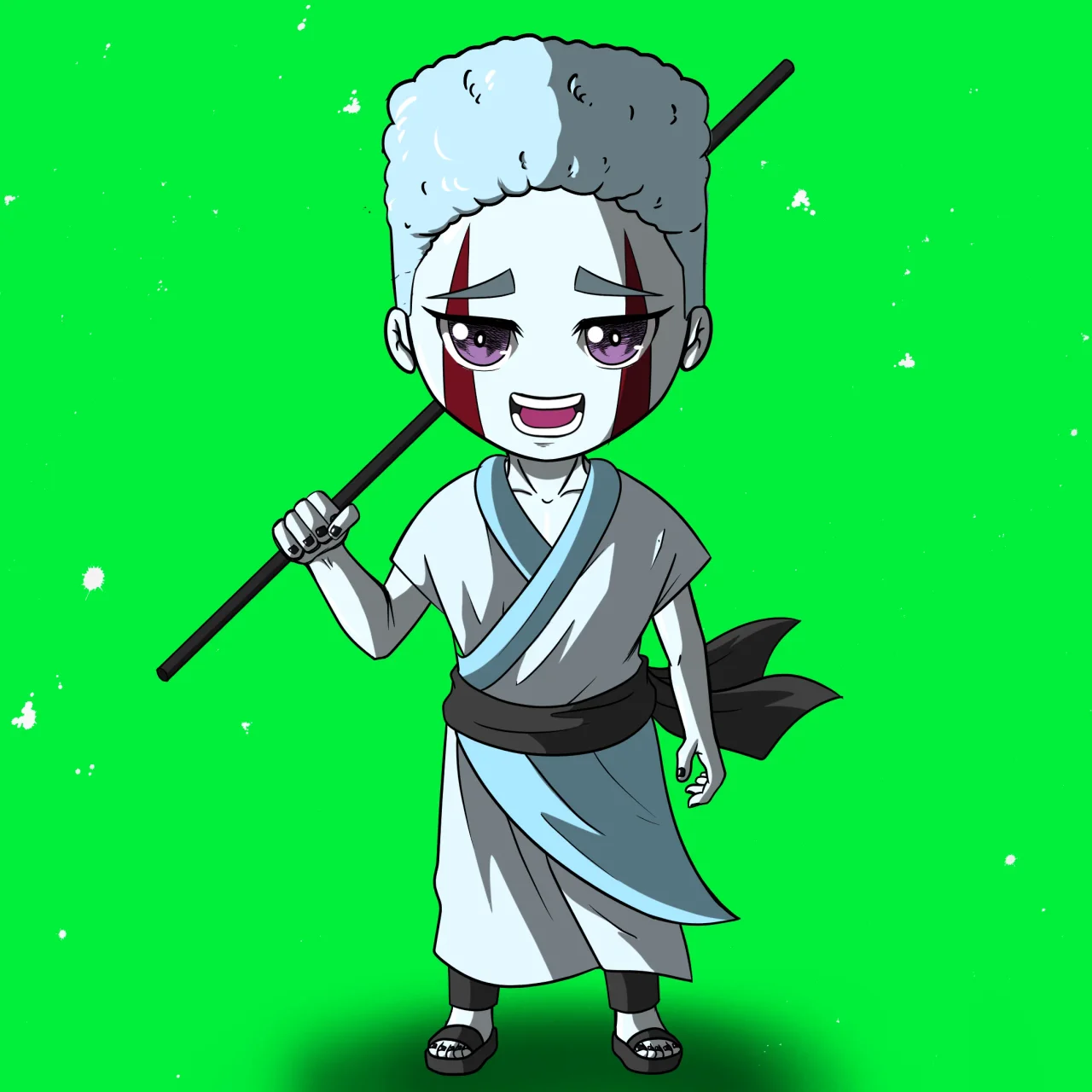 ALIEN #140. Alienzone NFT Chibi artwork.