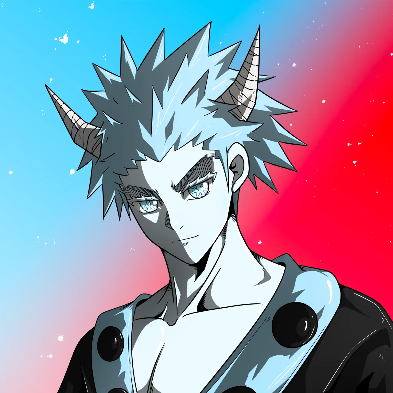 ALIEN #141. Alienzone digital collectible artwork. Eyes: Jûtenteki; Hair: Hôkaben; Mark: None.