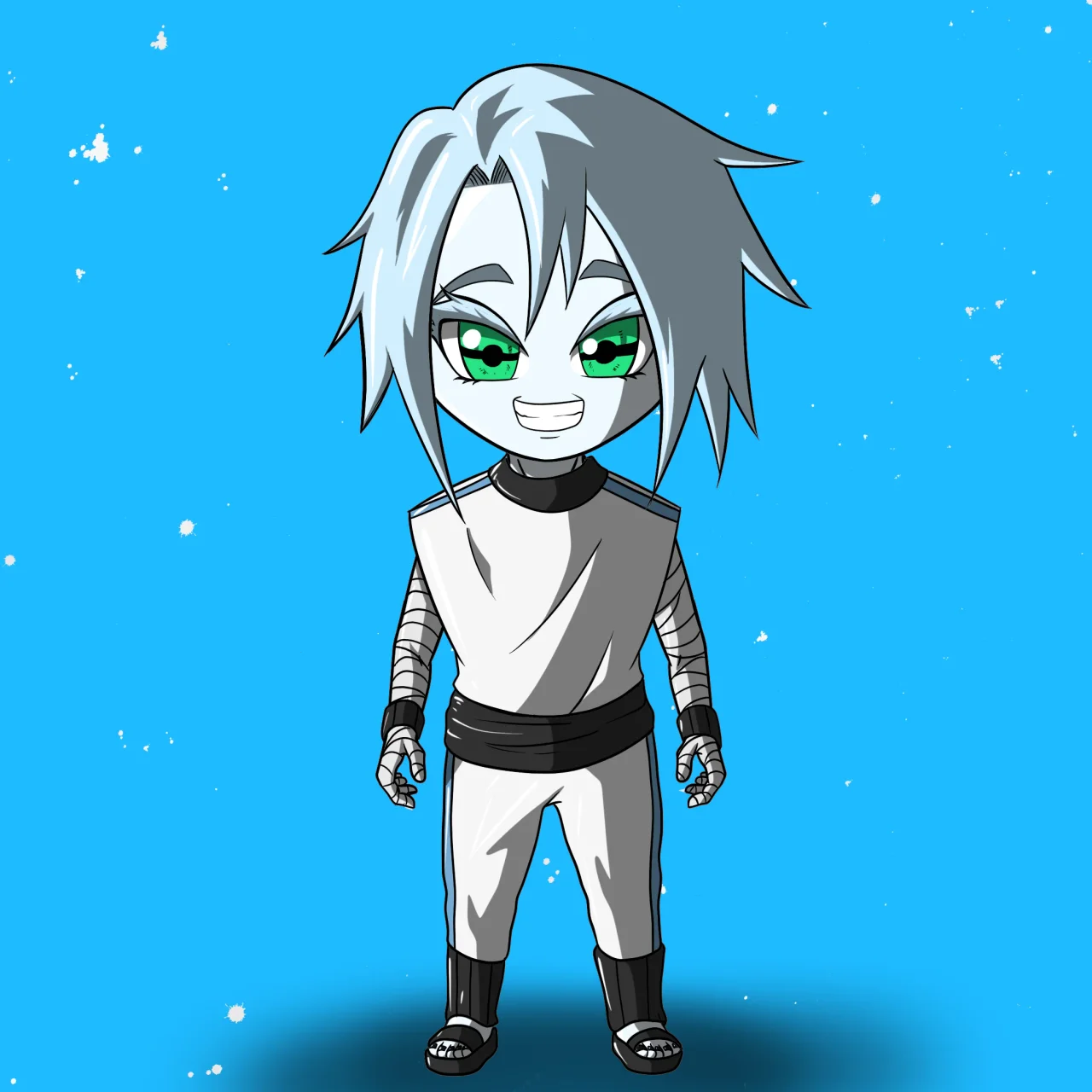 ALIEN #142. Alienzone NFT Chibi artwork.