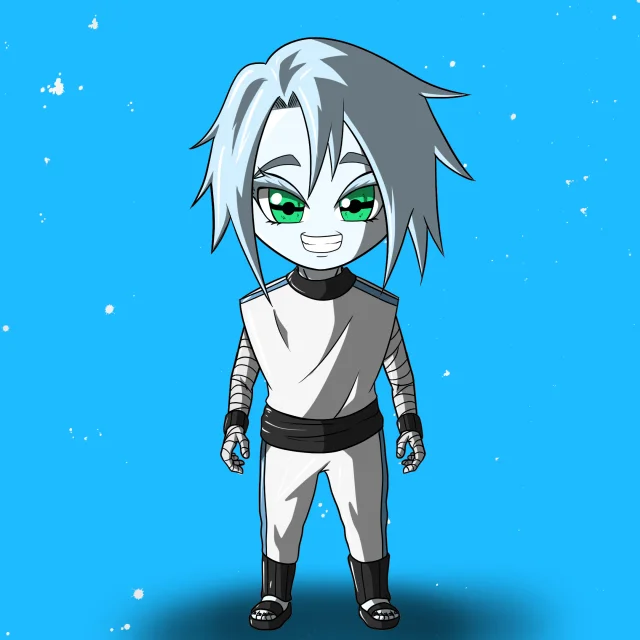 ALIEN #142. Alienzone NFT Chibi artwork.