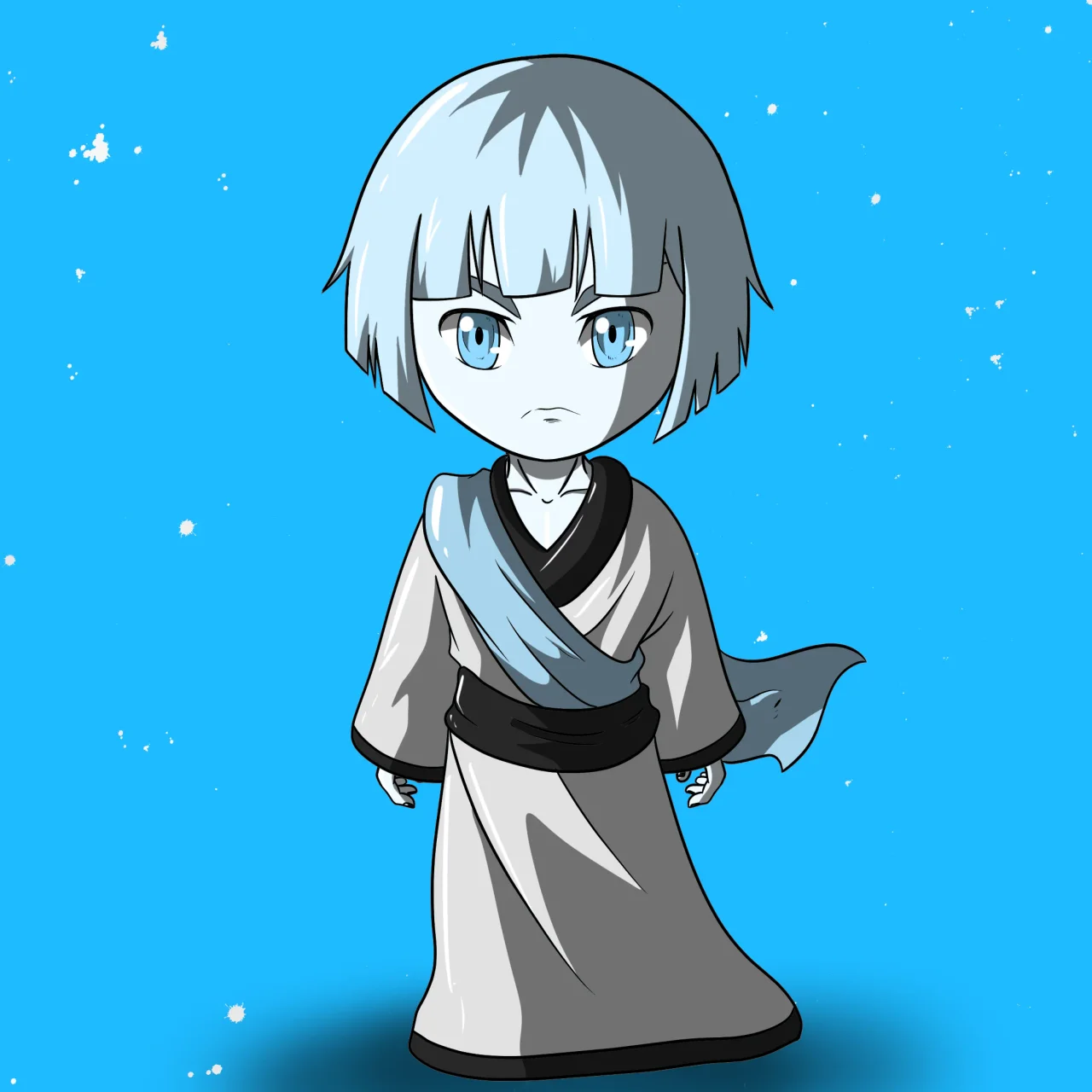 ALIEN #143. Alienzone NFT Chibi artwork.