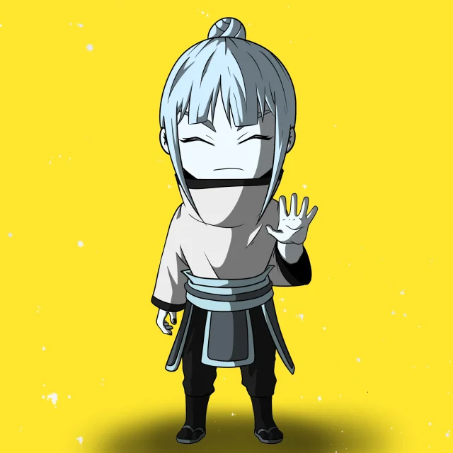 ALIEN #15. Alienzone NFT Chibi artwork.