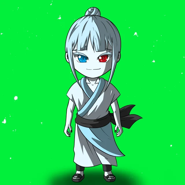ALIEN #150. Alienzone NFT Chibi artwork.