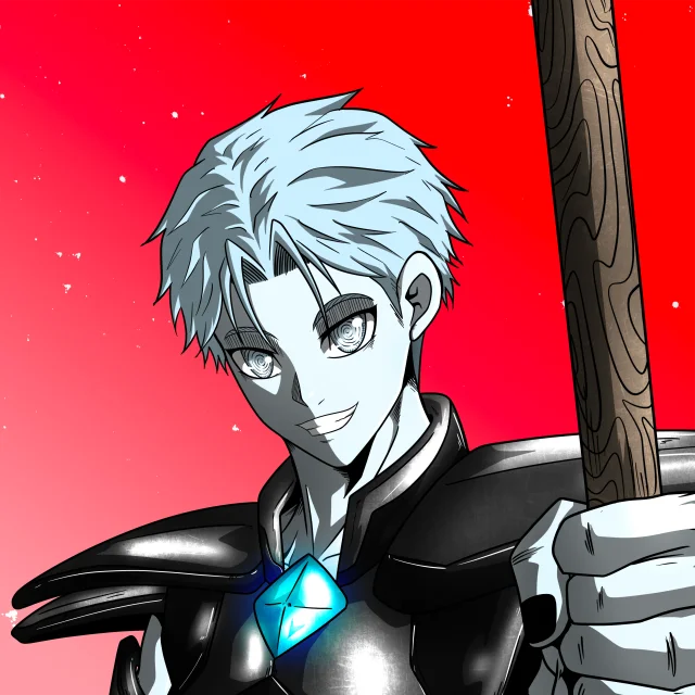 ALIEN #151. Alienzone digital collectible artwork. Eyes: Konran; Hair: Ikemen; Mark: None.
