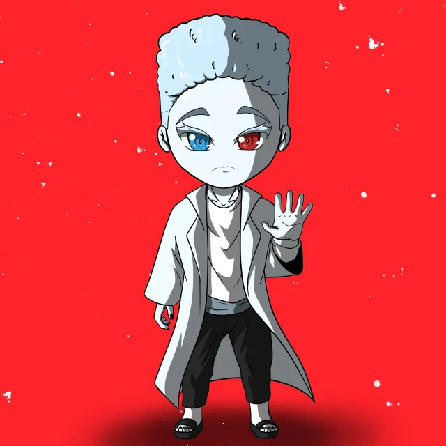 ALIEN #153. Alienzone NFT Chibi artwork.