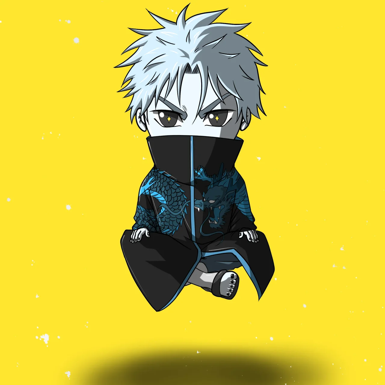 ALIEN #155. Alienzone NFT Chibi artwork.