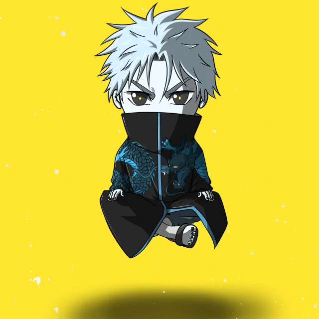 ALIEN #155. Alienzone NFT Chibi artwork.