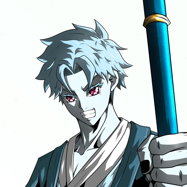 ALIEN #156. Alienzone digital collectible artwork. Eyes: Shinmoku; Hair: Hankôteki; Mark: None.