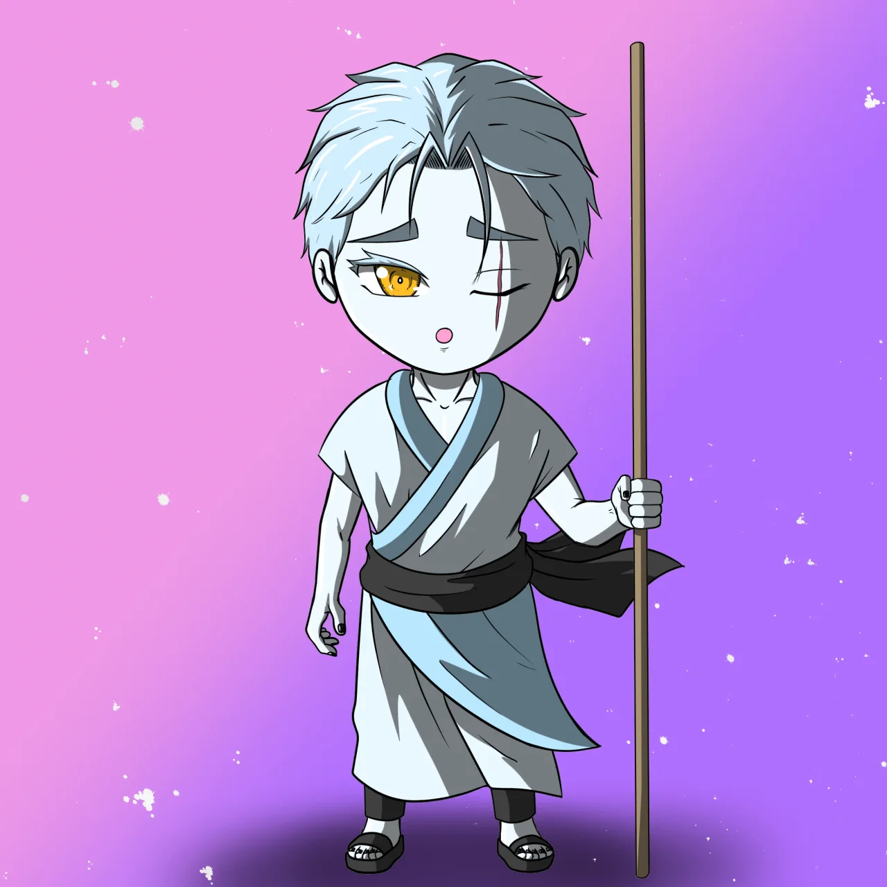 ALIEN #159. Version Chibi du NFT Alienzone.