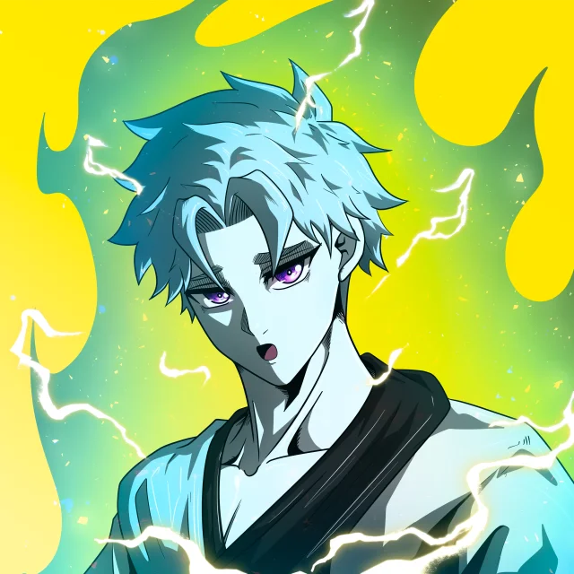 ALIEN #16. Alienzone digital collectible artwork. Eyes: Futâime; Hair: Hankôteki; Mark: None.