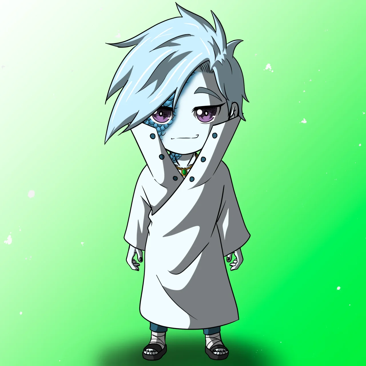 ALIEN #165. Alienzone NFT Chibi artwork.