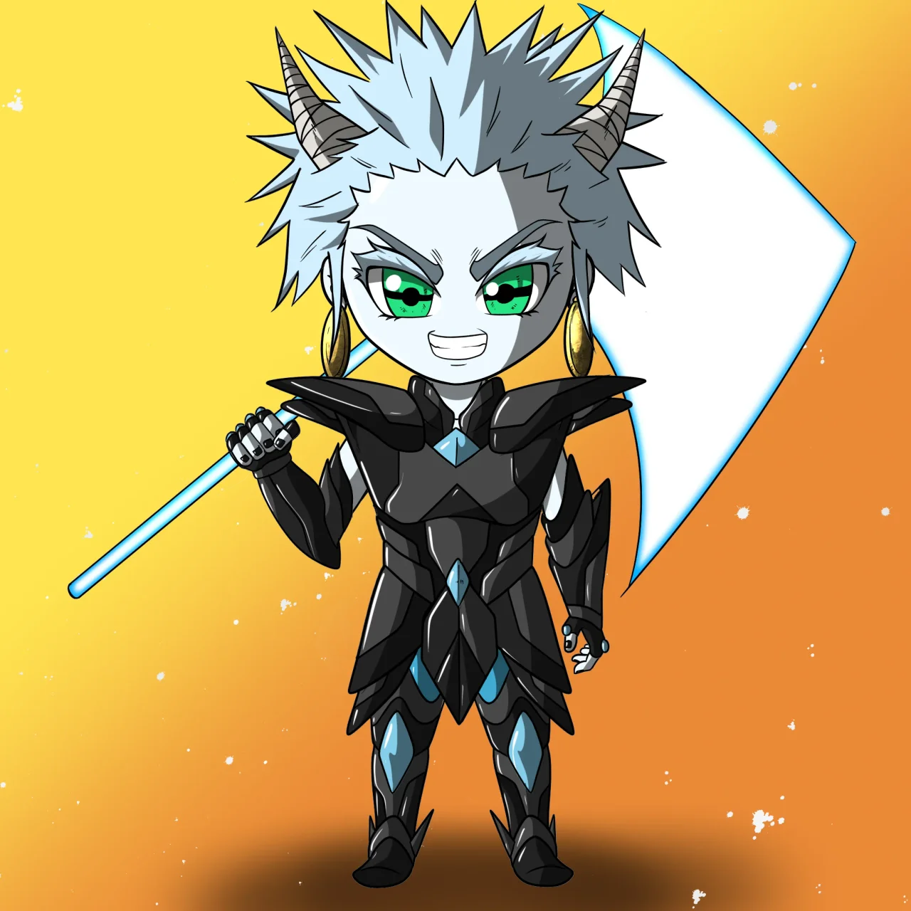 ALIEN #172. Alienzone NFT Chibi artwork.