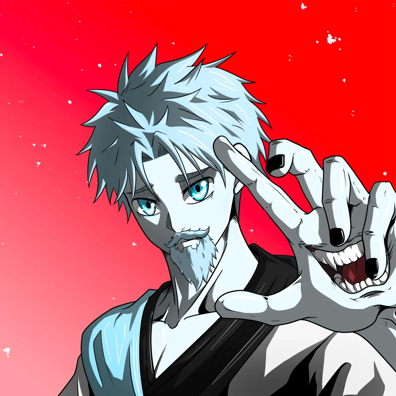 ALIEN #173. Alienzone digital collectible artwork. Eyes: Sêmoku; Hair: Sanzoku; Mark: None.