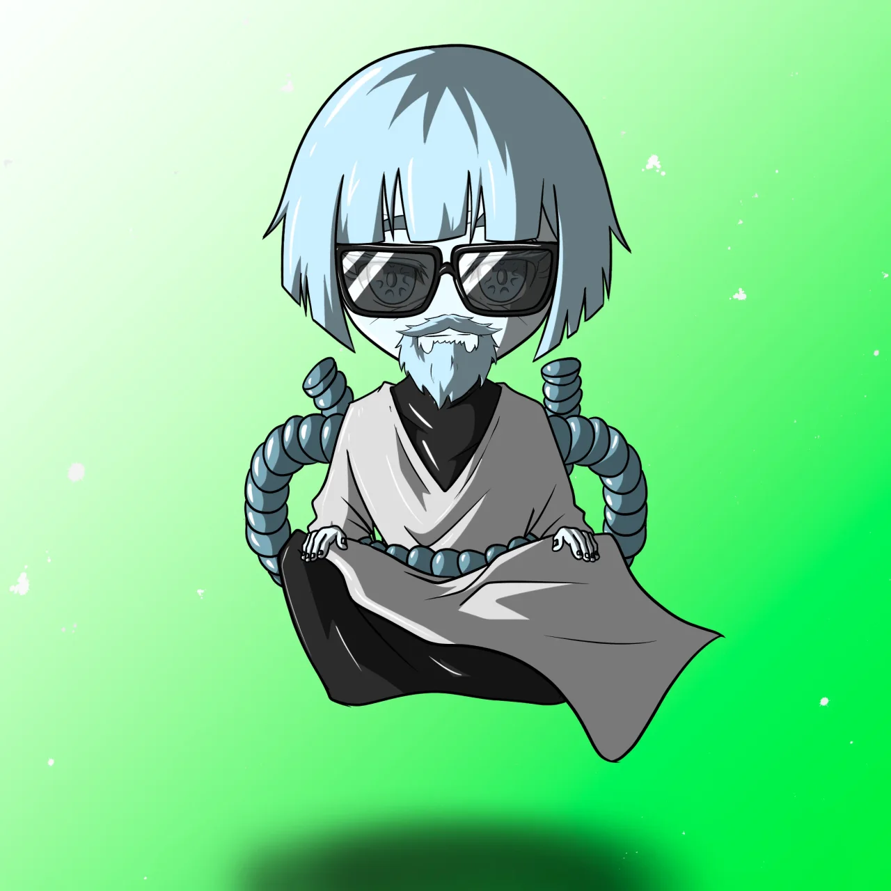 ALIEN #175. Alienzone NFT Chibi artwork.