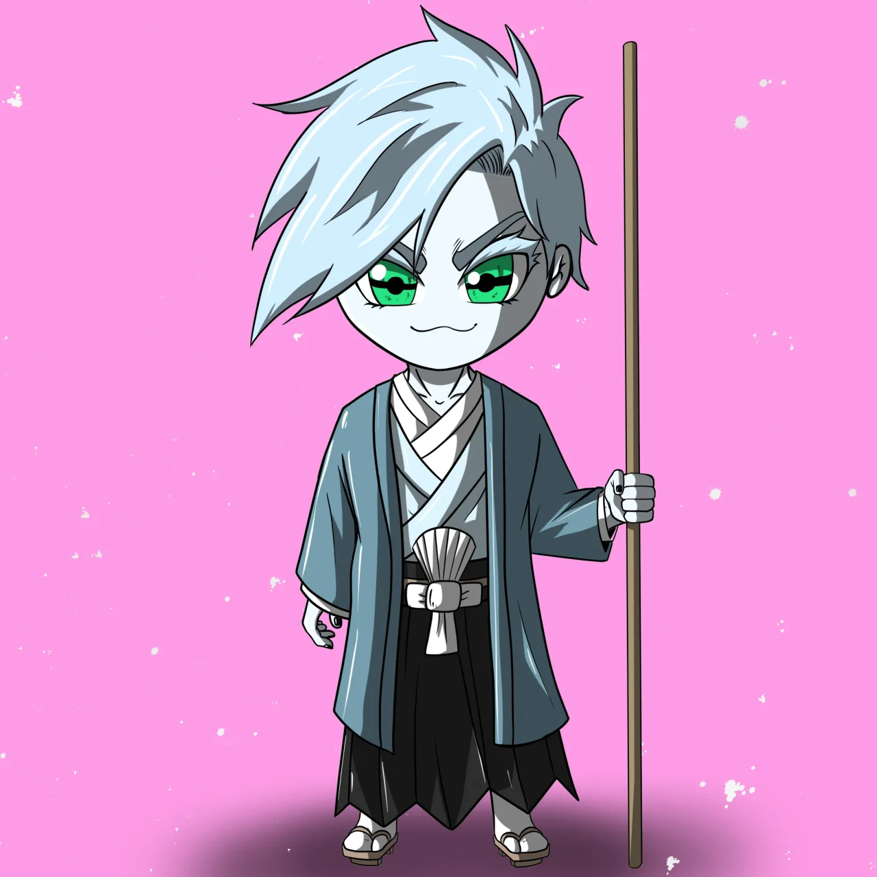 ALIEN #184. Alienzone NFT Chibi artwork.