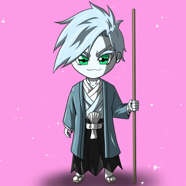 ALIEN #184. Alienzone NFT Chibi artwork.