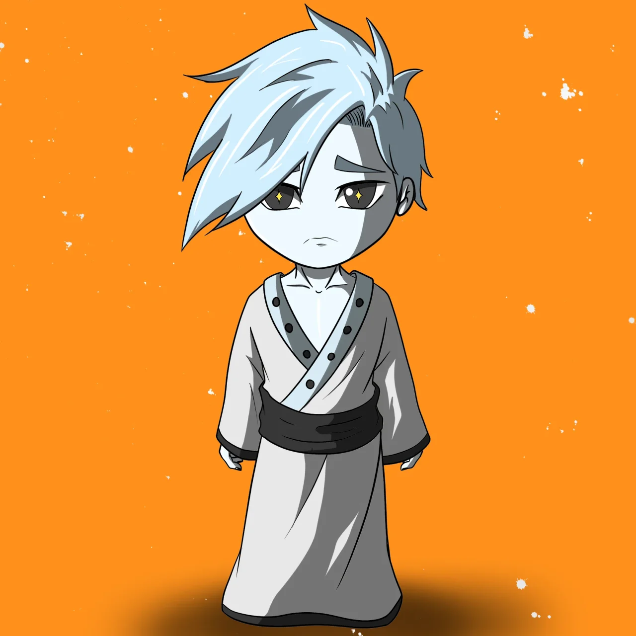 ALIEN #185. Alienzone NFT Chibi artwork.