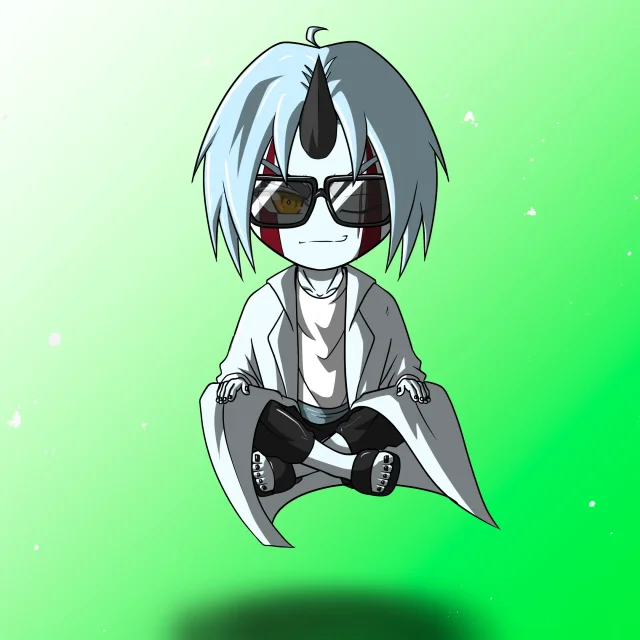 ALIEN #19. Alienzone NFT Chibi artwork.