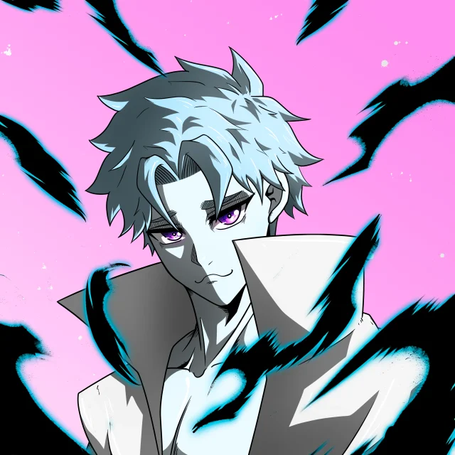 ALIEN #190. Alienzone digital collectible artwork. Eyes: Futâime; Hair: Hankôteki; Mark: None.