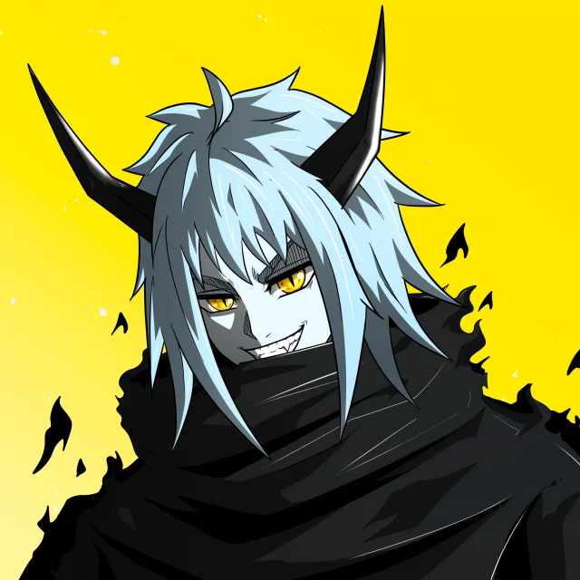 ALIEN #195. Alienzone digital collectible artwork. Eyes: Ryôshi; Hair: Akuma; Mark: None.