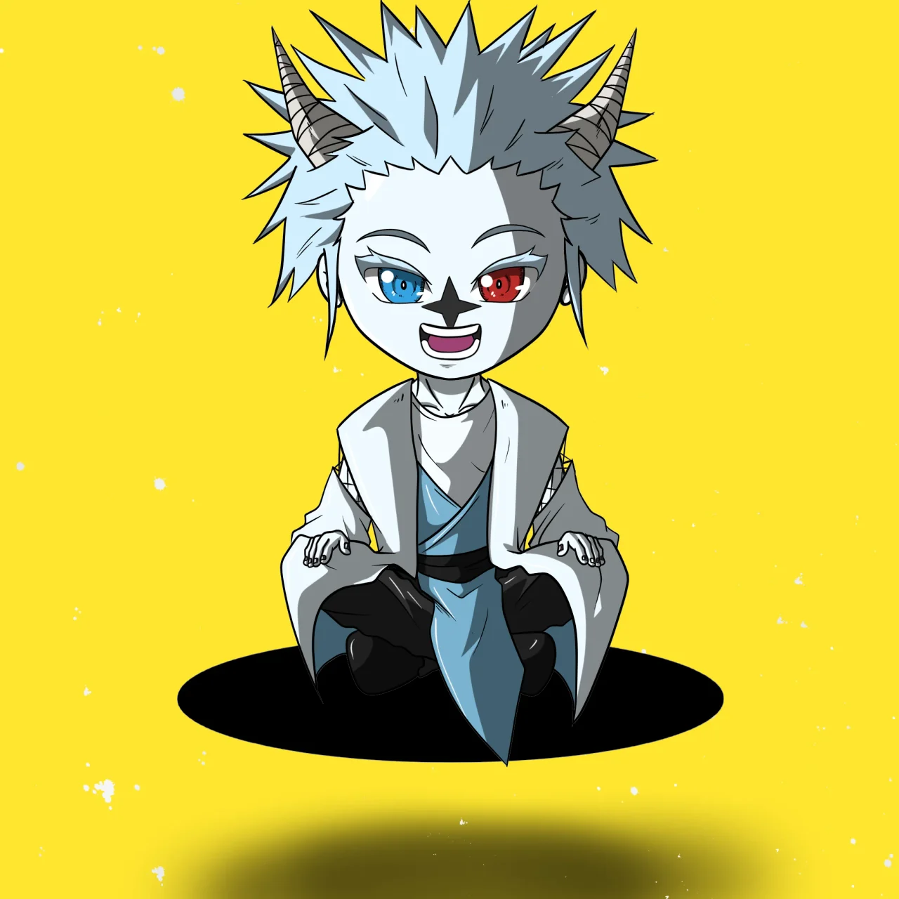 ALIEN #196. Alienzone NFT Chibi artwork.