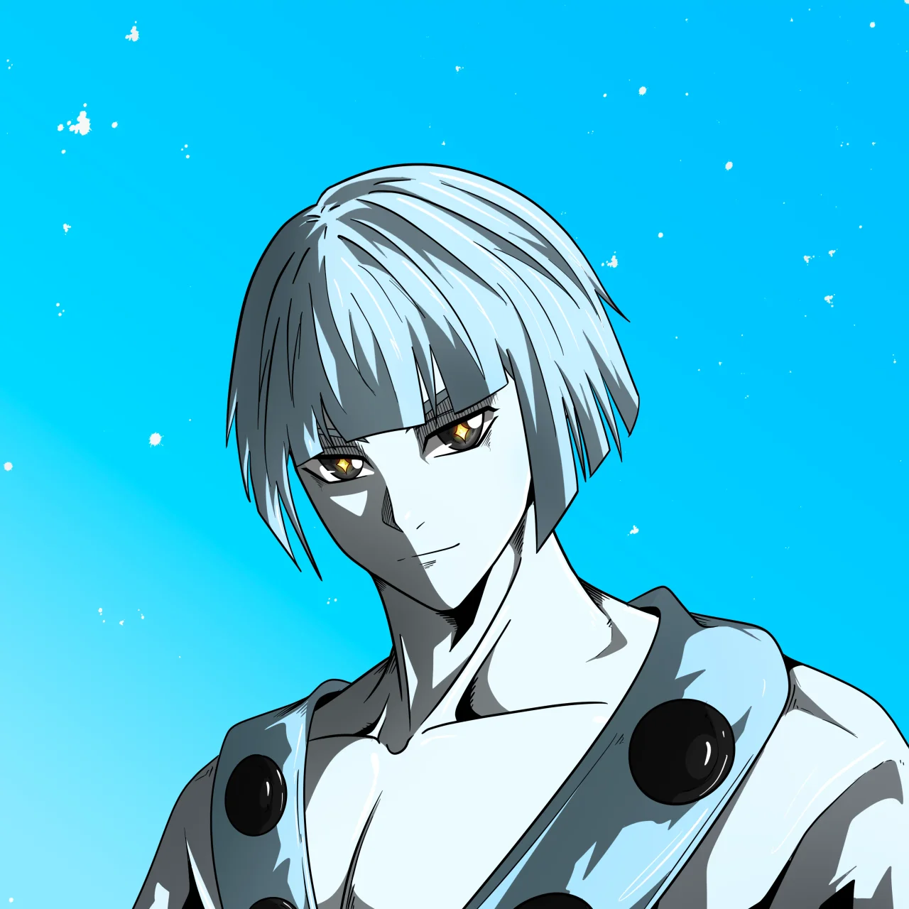 ALIEN #20. Alienzone digital collectible artwork. Eyes: Myôri; Hair: Taregami; Mark: None.
