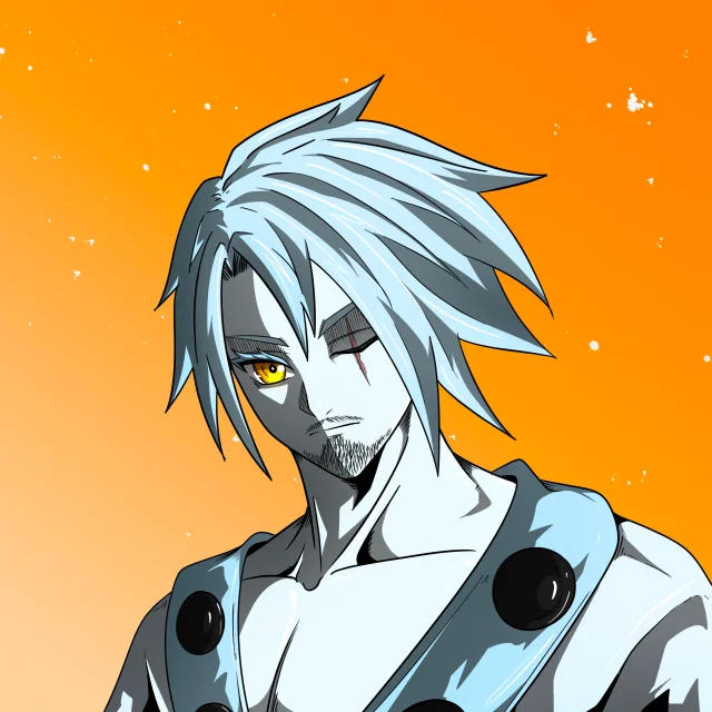ALIEN #200. Alienzone digital collectible artwork. Eyes: Furukizu; Hair: Bôshuku; Mark: None.