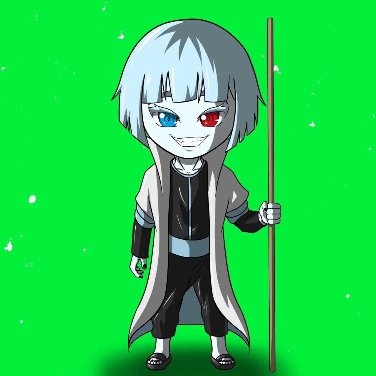 ALIEN #206. Alienzone NFT Chibi artwork.