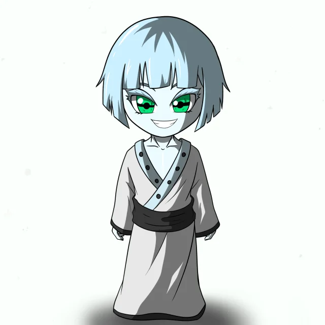 ALIEN #207. Alienzone NFT Chibi artwork.