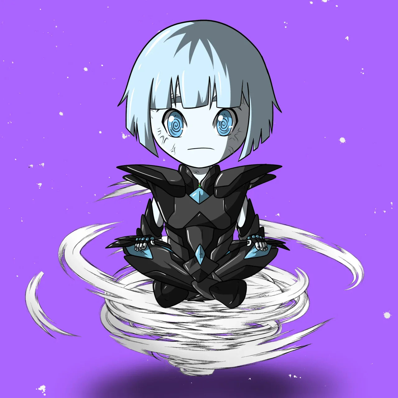 ALIEN #208. Alienzone NFT Chibi artwork.