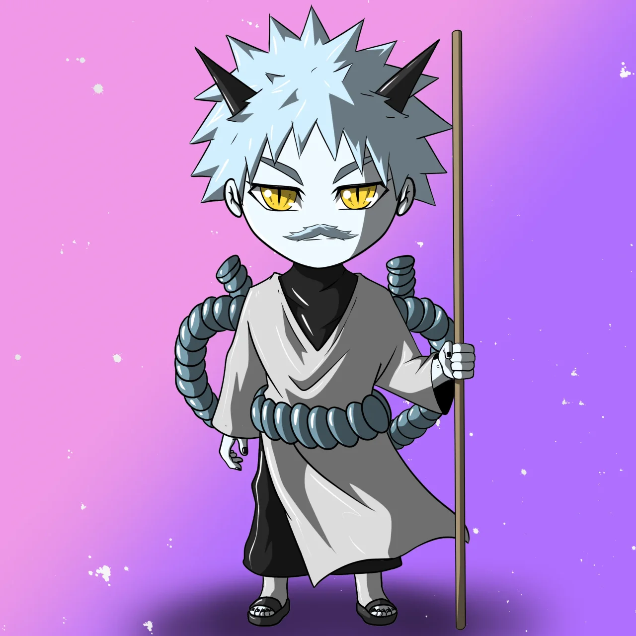ALIEN #21. Alienzone NFT Chibi artwork.