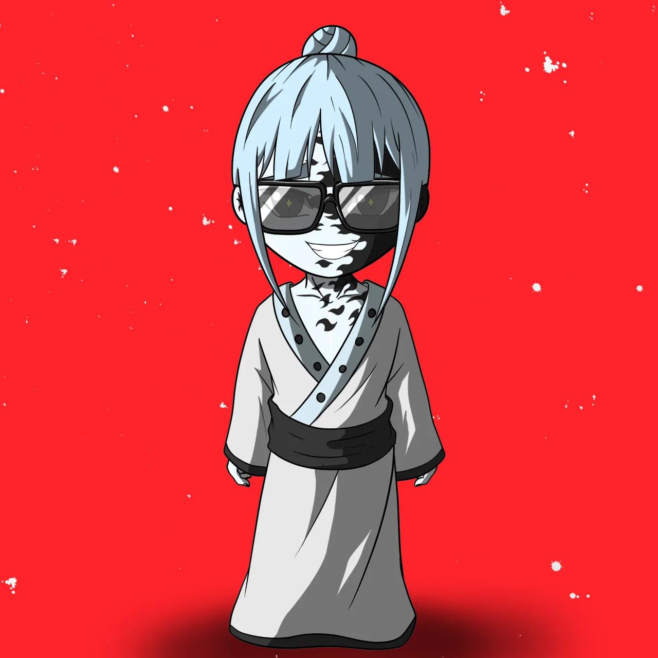 ALIEN #210. Alienzone NFT Chibi artwork.