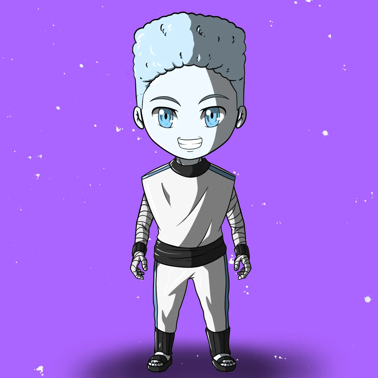 ALIEN #22. Alienzone NFT Chibi artwork.