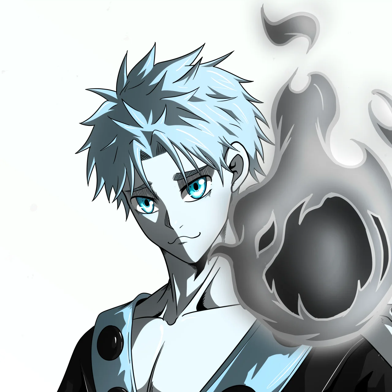 ALIEN #222. Alienzone digital collectible artwork. Eyes: Sêmoku; Hair: Sanzoku; Mark: None.