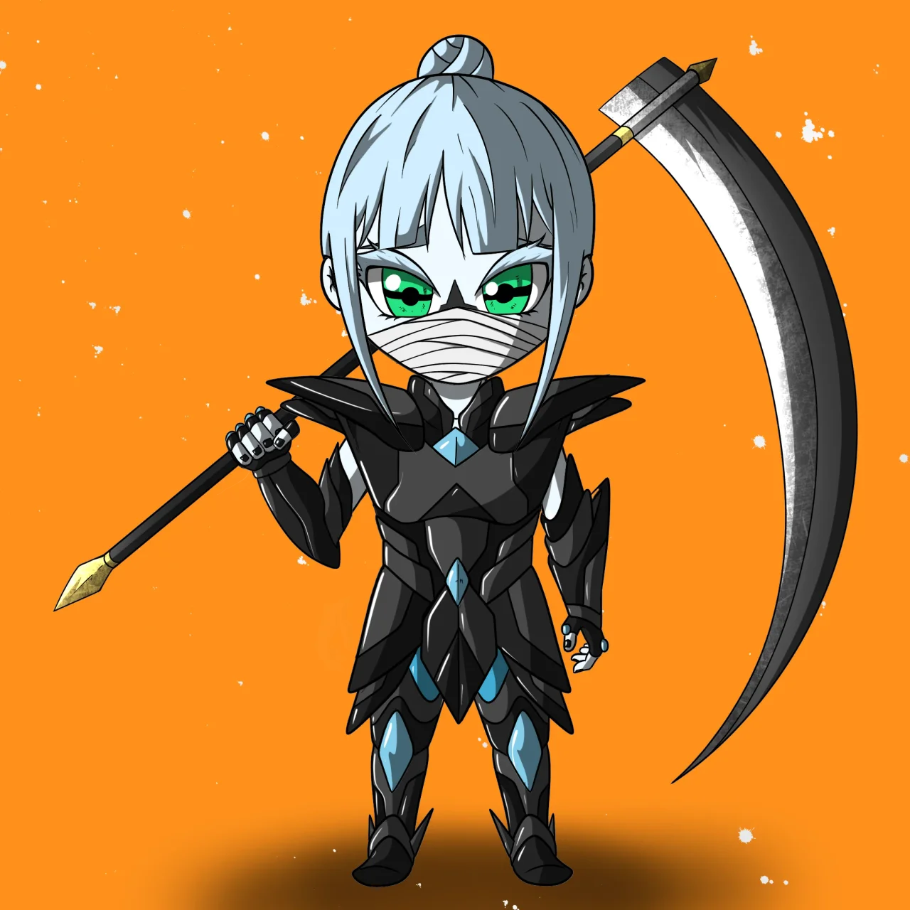 ALIEN #223. Alienzone NFT Chibi artwork.