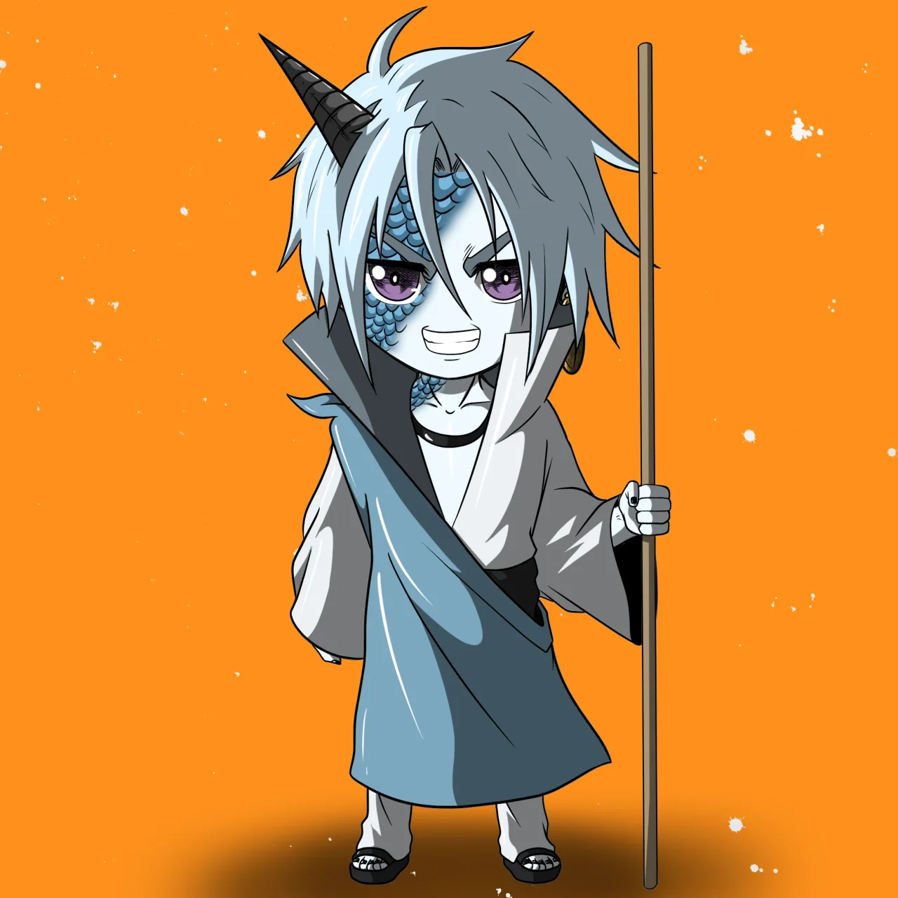ALIEN #226. Alienzone NFT Chibi artwork.