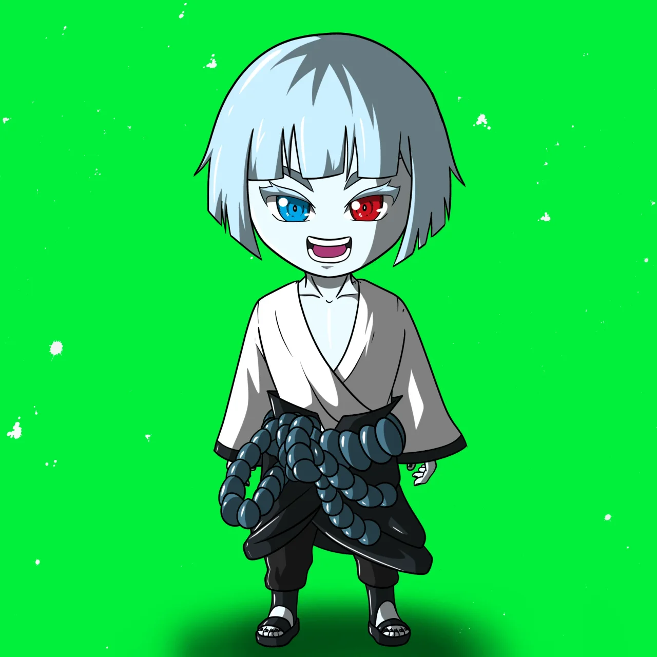 ALIEN #229. Alienzone NFT Chibi artwork.
