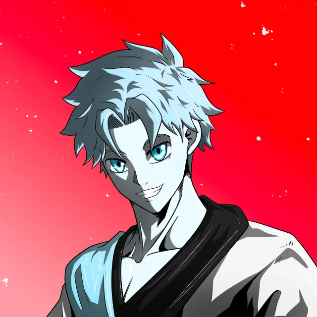 ALIEN #23. Alienzone digital collectible artwork. Eyes: Sêmoku; Hair: Hankôteki; Mark: None.
