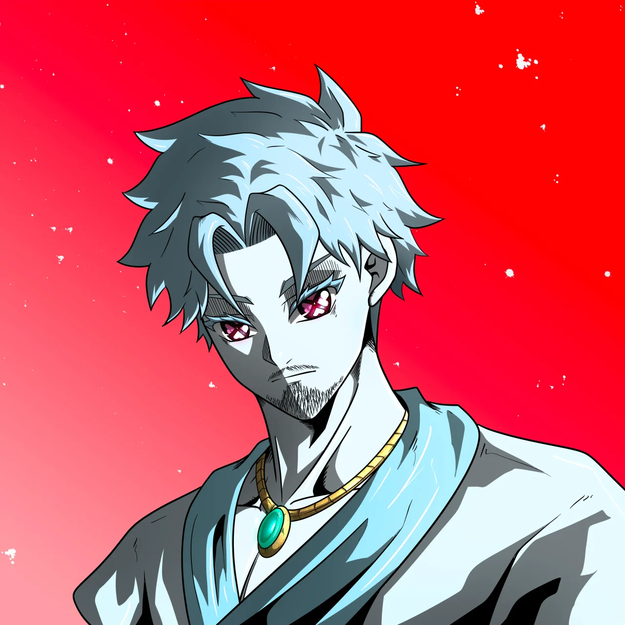ALIEN #231. Alienzone digital collectible artwork. Eyes: Shinmoku; Hair: Hankôteki; Mark: None.