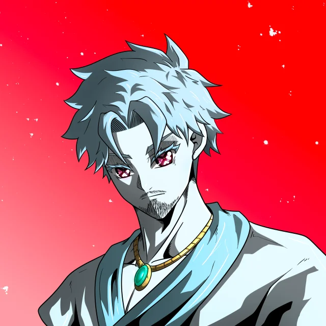 ALIEN #231. Alienzone digital collectible artwork. Eyes: Shinmoku; Hair: Hankôteki; Mark: None.