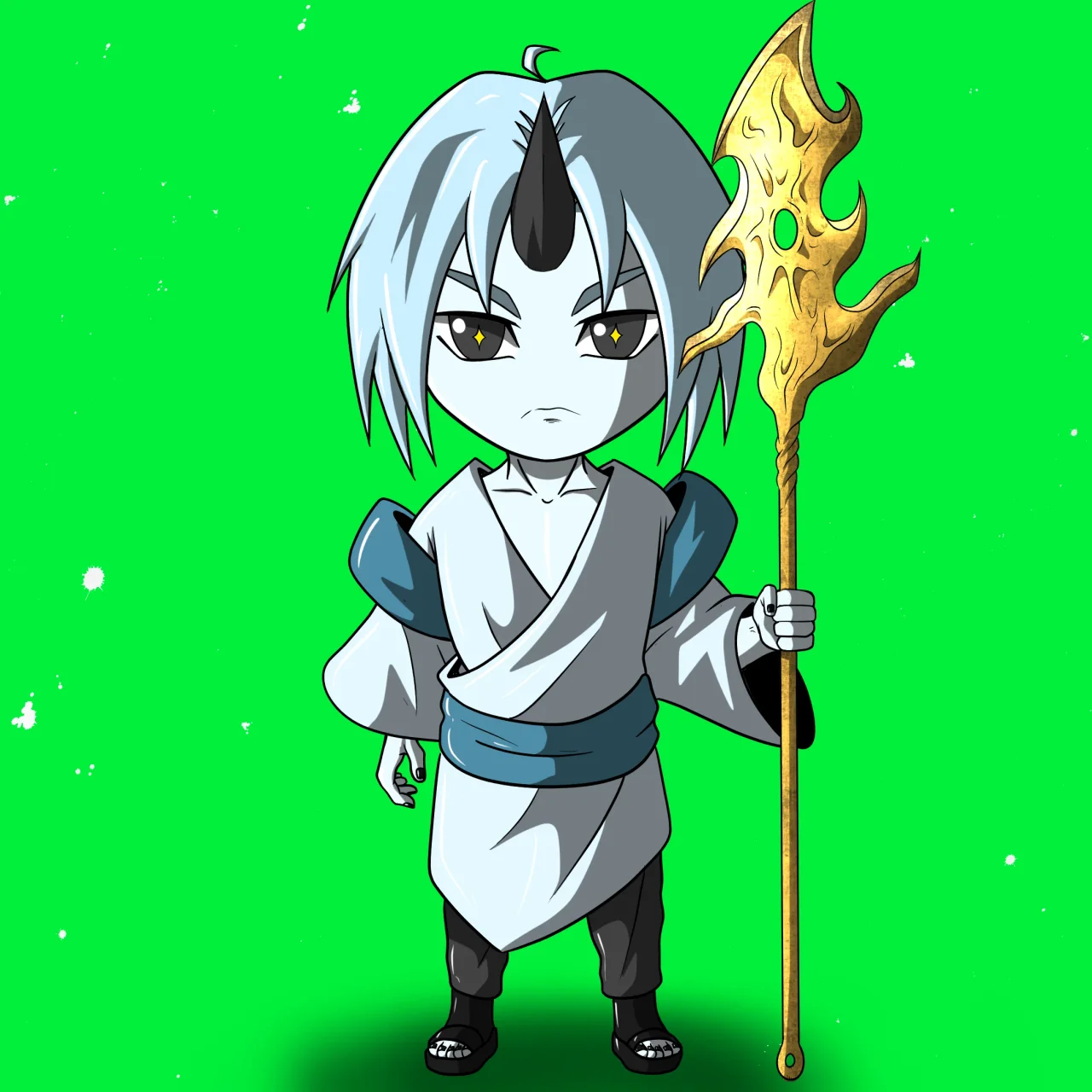 ALIEN #234. Alienzone NFT Chibi artwork.