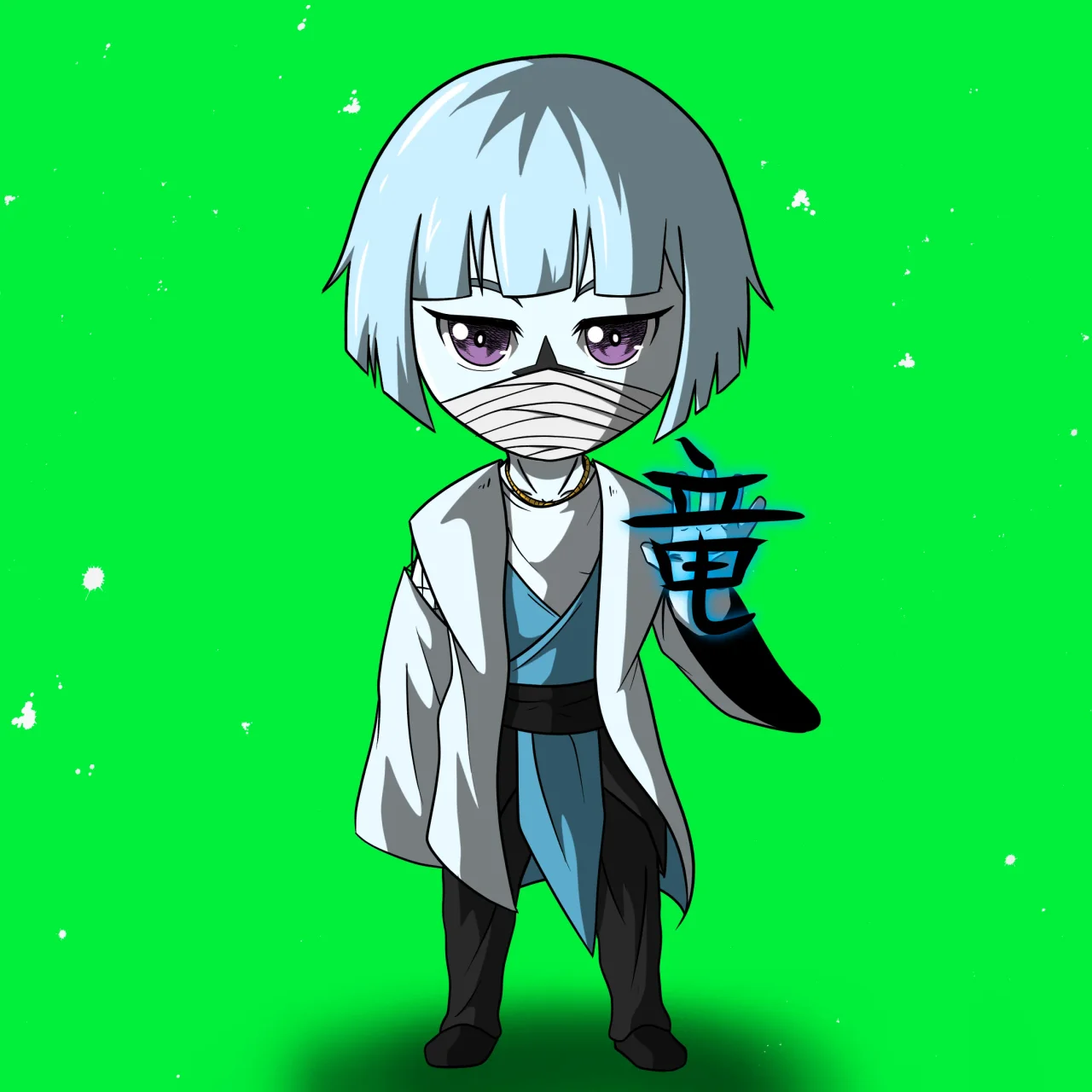 ALIEN #235. Alienzone NFT Chibi artwork.